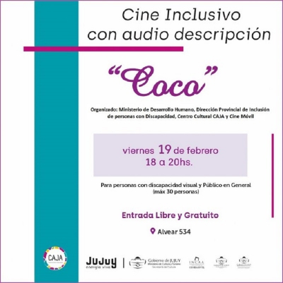 "Cine Inclusivo con Audiodescripci&oacute;n"
