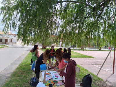 Concientizar sobre el cuidado y seguridad de las escuelas a trav&eacute;s del arte colaborativo