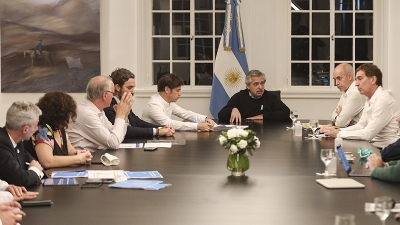 El Presidente se reuni&oacute; con Kicillof y Larreta para evaluar la evoluci&oacute;n del aislamiento
