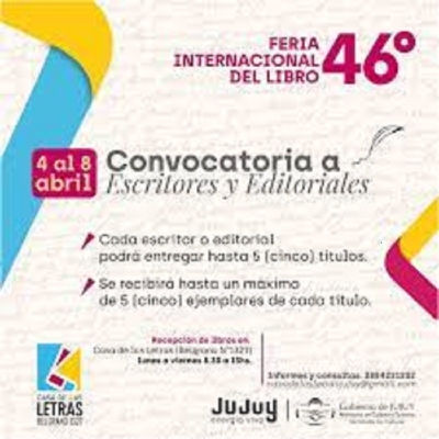 Convocan a escritores y editoriales de Jujuy
