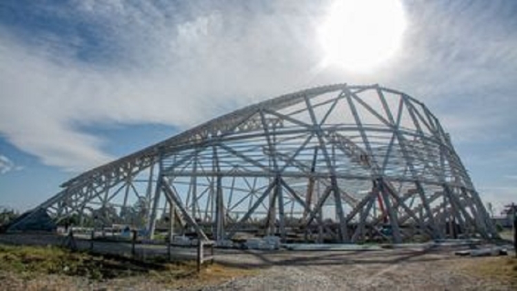 En obras: el estadio de Ciudad Deportiva se impone en Alto Comedero