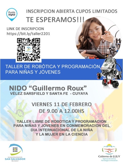 Capacitaciones en rob&oacute;tica y programaci&oacute;n para ni&ntilde;as y j&oacute;venes