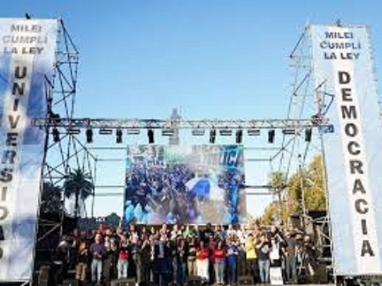 Nuevas clases p&uacute;blicas para exigir la implementaci&oacute;n de la Ley de Financiamiento Universitario