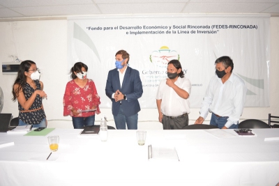 Avanzan en proyectos productivos para las comunidades