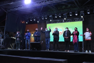 Al grito de paz, libertad, trabajo y dignidad, cambia Jujuy cerr&oacute; su campa&ntilde;a en la Quebrada