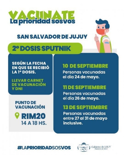 Reabre vacunatorio en el RIM 20