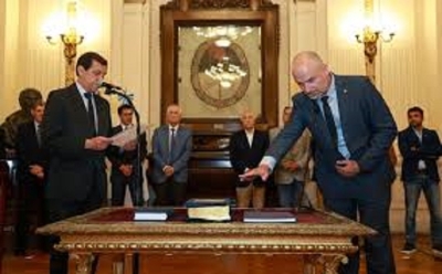 Sadir tom&oacute; juramento al nuevo Ministro de Miner&iacute;a