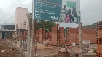 Educaci&oacute;n destaca significativo avance en obra de ampliaci&oacute;n y refacci&oacute;n en escuela de El Piquete