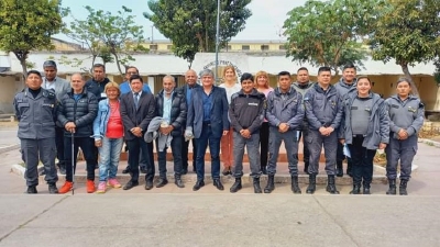 Concejal Mario Lobo particip&oacute; de acto inaugural de las olimpiadas del establecimiento penitenciario n&ordm; 1
