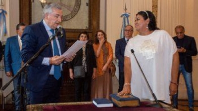 Natalia Sarapura asumi&oacute; como ministra de Derechos Humanos y Pueblos Ind&iacute;genas