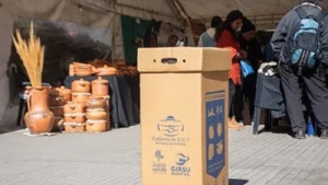 Ambiente y GIRSU Jujuy S.E. distribuyeron contenedores reciclables para los residuos en Plaza Espa&ntilde;a
