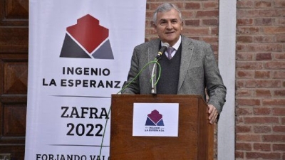 Morales: "Es emblem&aacute;tico el inicio de una nueva zafra del ingenio La Esperanza"