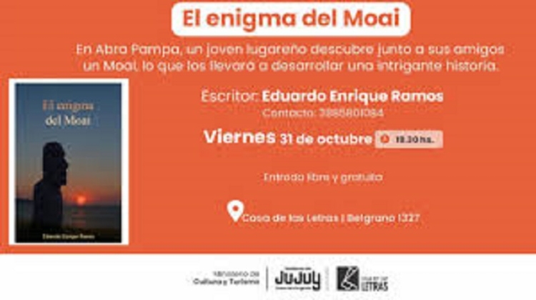 Eduardo Enrique Ramos presenta su novela ambientada en Abra Pampa