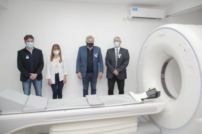 Morales inaugur&oacute; un hospital modular y un nuevo tom&oacute;grafo en Susques