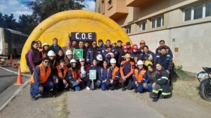 Exitoso ejercicio de evacuaci&oacute;n en el Materno Infantil