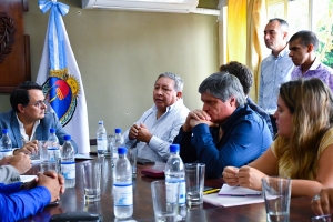 Reuni&oacute;n entre concejales y el Centro Empleados de Comercio