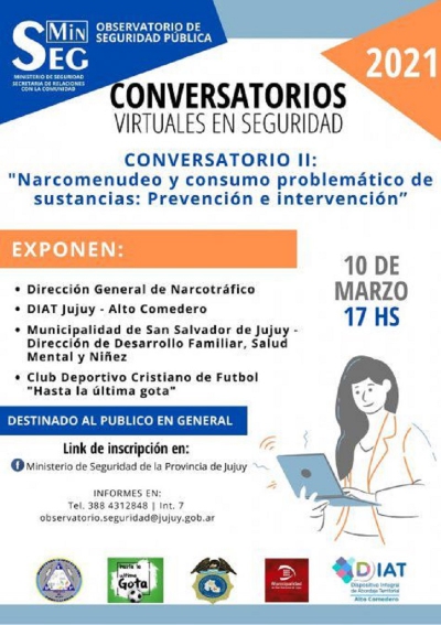 Contin&uacute;a el Ciclo de Conversatorios Virtuales de Seguridad