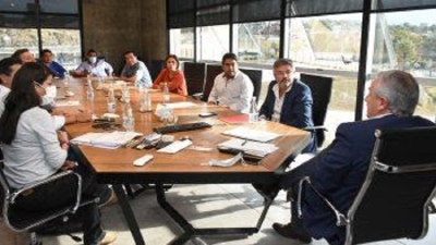 El Gobernador recibi&oacute; al Ente de Desarrollo de Santa B&aacute;rbara