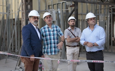 El intendente Jorge recorri&oacute; los avances de la obra de restauraci&oacute;n del mercado &ldquo;6 de Agosto&rdquo;