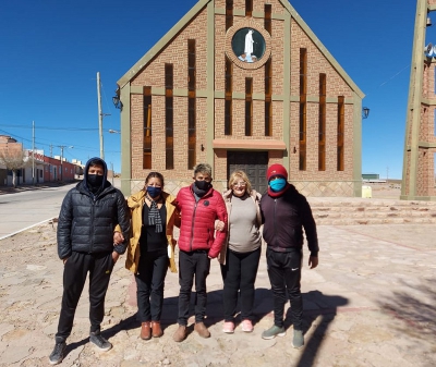 La candidata a diputada provincial Susana Haquim de visita por la Puna