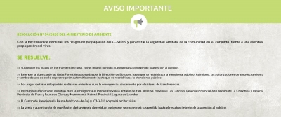 Covid-19: Ambiente dio a conocer medidas administrativas