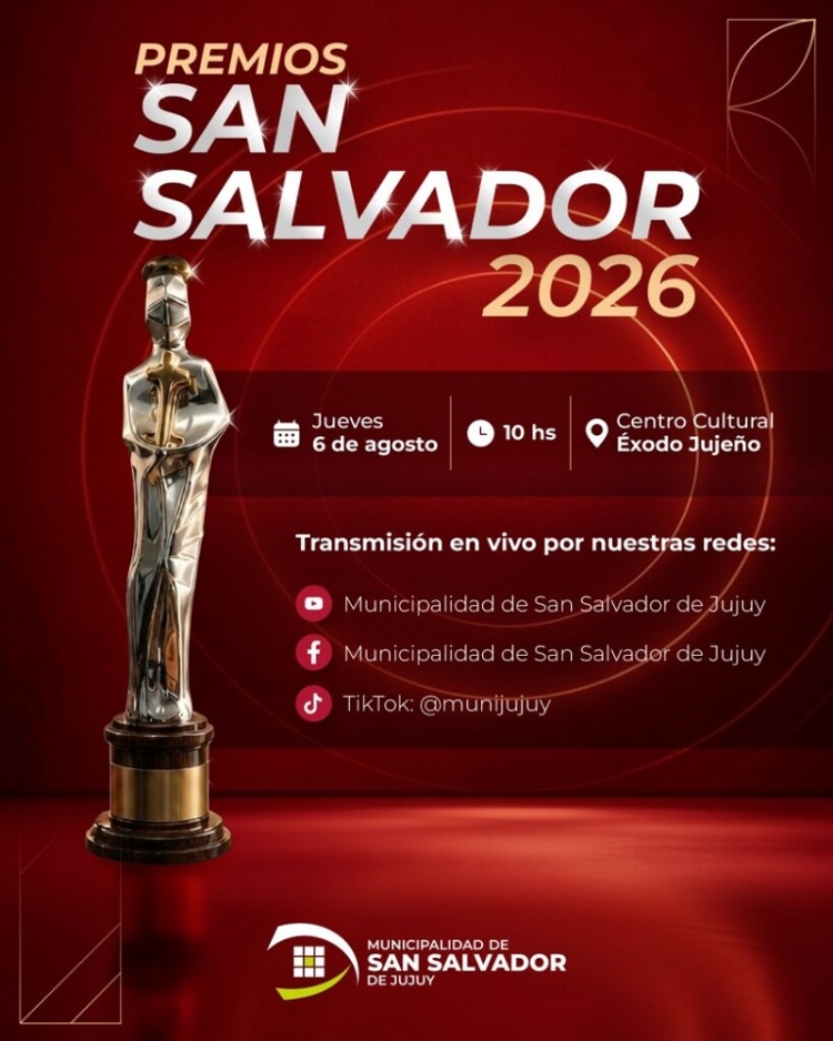 Todo listo para la entrega de los Premios San Salvador 2026