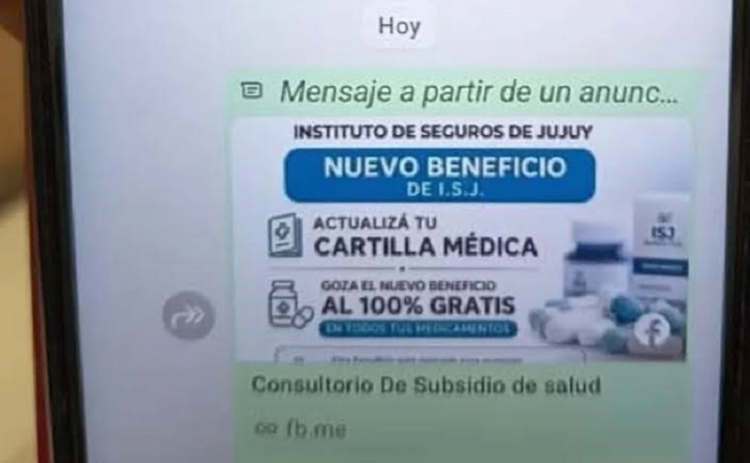 El ISJ denuncia cuentas falsas de redes sociales que ofrecen beneficios a afiliados
