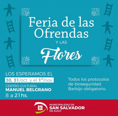 Feria de las ofrendas y flores contar&aacute; con emprendedores juje&ntilde;os