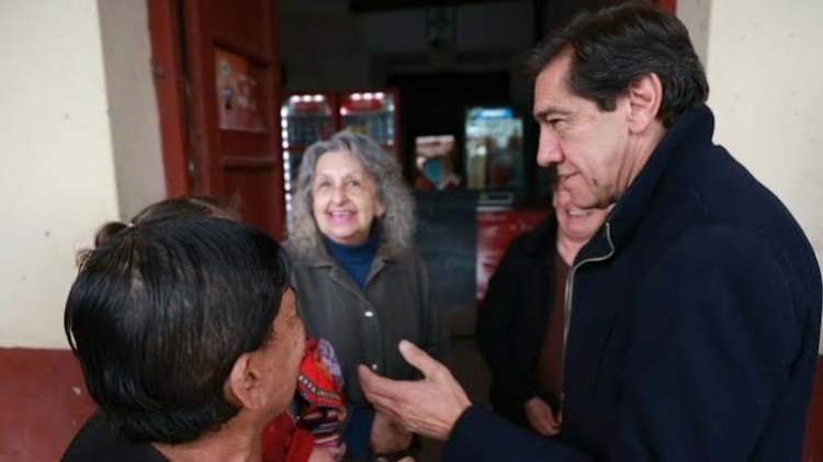 Carlos Sadir acompa&ntilde;&oacute; las fiestas patronales en honor a la Virgen del Rosario en Barro Negro