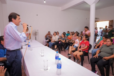 En El Piquete, Sadir dijo que la creaci&oacute;n de empleo es una prioridad para el Frente Cambia Jujuy