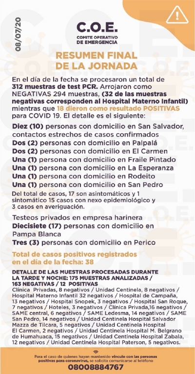 INFORME COE N&deg; 120