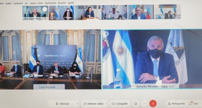 El gobernador Morales y el presidente Fern&aacute;ndez analizaron la situaci&oacute;n sanitaria de Jujuy y el pa&iacute;s