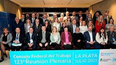Se realiz&oacute; la 123&deg; reuni&oacute;n plenaria del Consejo Federal del Trabajo