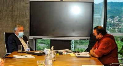 El Mandatario Provincial se reuni&oacute; con el Intendente de Purmamarca