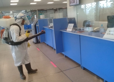 Desinfectaron oficinas del CDR de Capital y Casa Central del Registro Civil