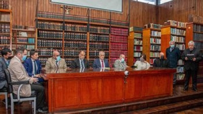 Firman acuerdos para agilizar tr&aacute;mites procesales y mejorar el servicio de Justicia