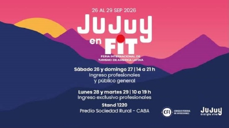 FIT 2026: Jujuy lleva a Buenos Aires una agenda de productos y experiencias tur&iacute;sticas