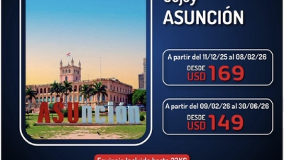La ruta Jujuy-Asunci&oacute;n consolida su operaci&oacute;n con nuevas promociones