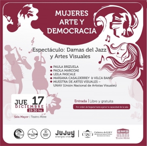 Exitosa presentaci&oacute;n de &ldquo;damas del jazz y artes visuales&rdquo;