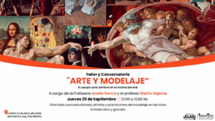 Taller "Arte y Modelaje" en Centro Cultural Culturarte