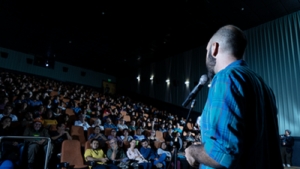 A sala llena se proyect&oacute; "Zapla y los hijos del &oacute;xido"