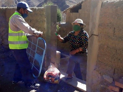 Entrega de unidades alimentarias en Caspal&aacute;