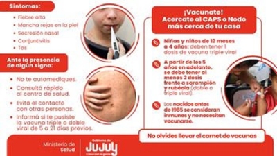 La vacunaci&oacute;n es la &uacute;nica forma de prevenir el sarampi&oacute;n