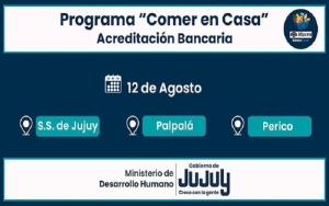 Desarrollo Humano acredit&oacute; los fondos del programa "Comer en Casa"