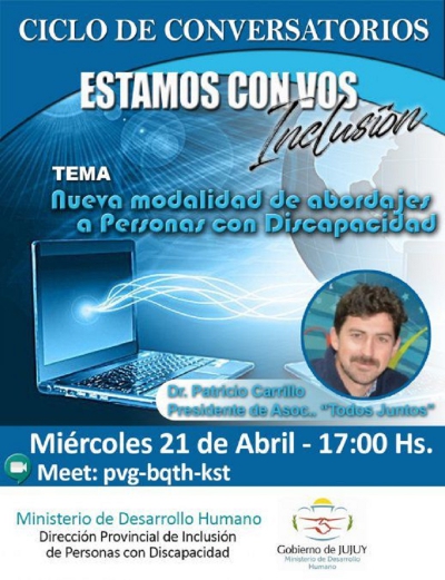 Conversatorio "Estamos con Vos Inclusi&oacute;n"