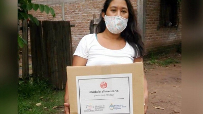 PLASONUP. Entrega de M&oacute;dulos Alimentarios sin TACC en Yungas