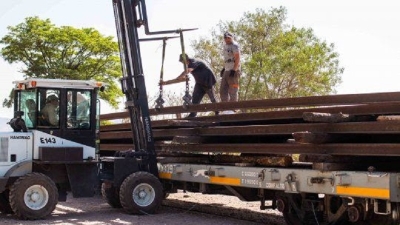 Avanza de manera sostenida la obra del tren tur&iacute;stico