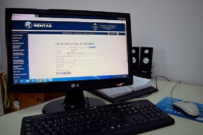 Rentas opera mediante su portal web