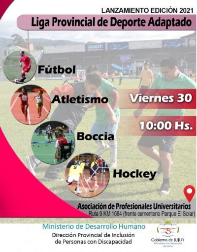 Lanzamiento de la "Liga Provincial de Deporte Adaptado"