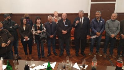 El vicegobernador y legisladores agasajaron a los trabajadores de prensa por su d&iacute;a